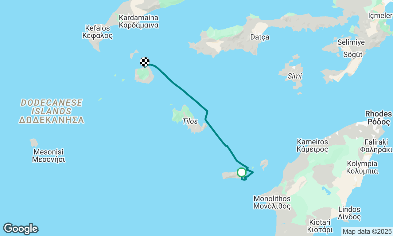 Chalki to Nisyros (3rd Amel Cruise)