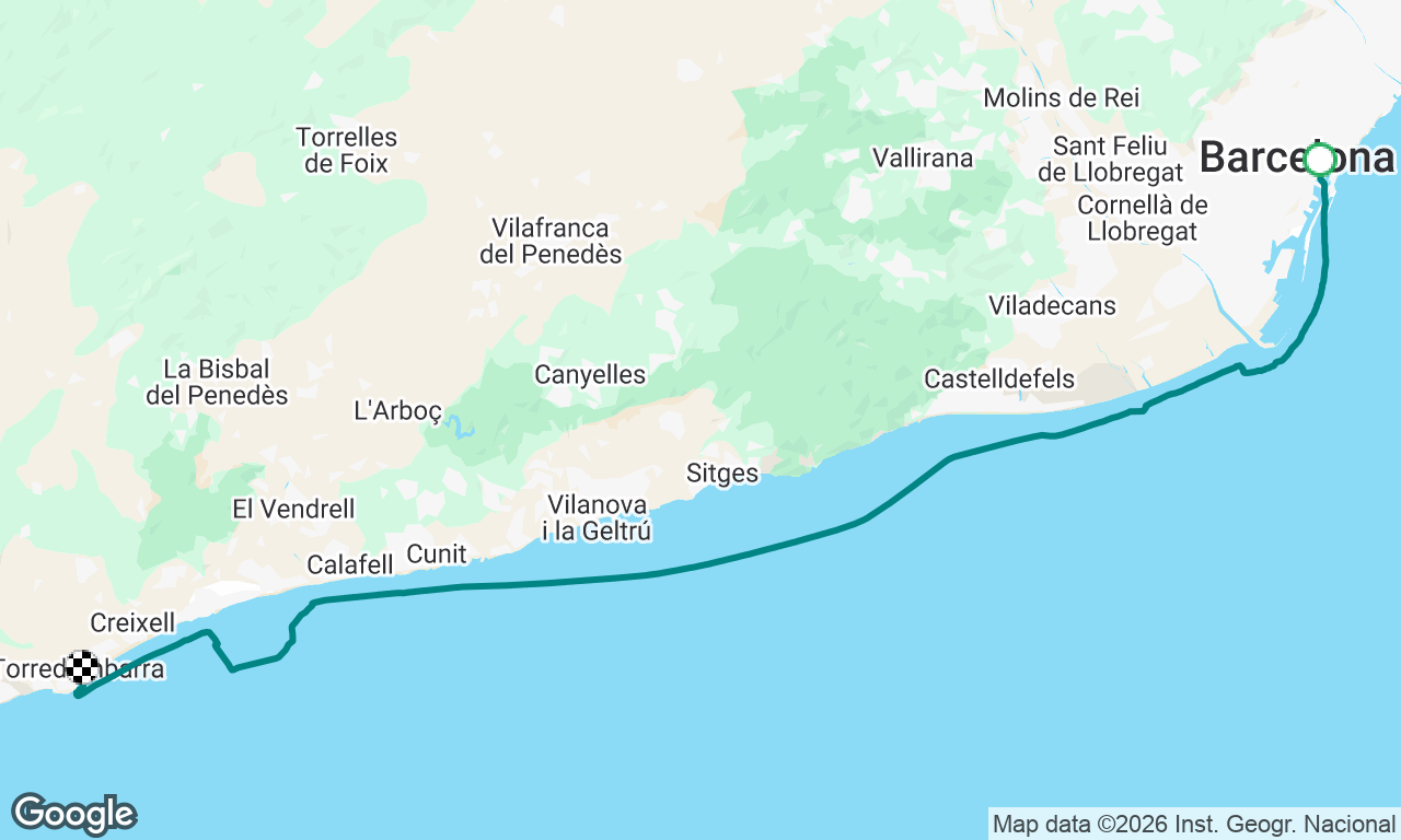 Voyage map