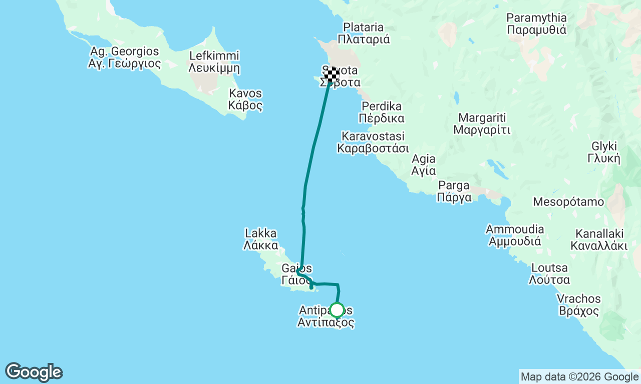 Voyage map