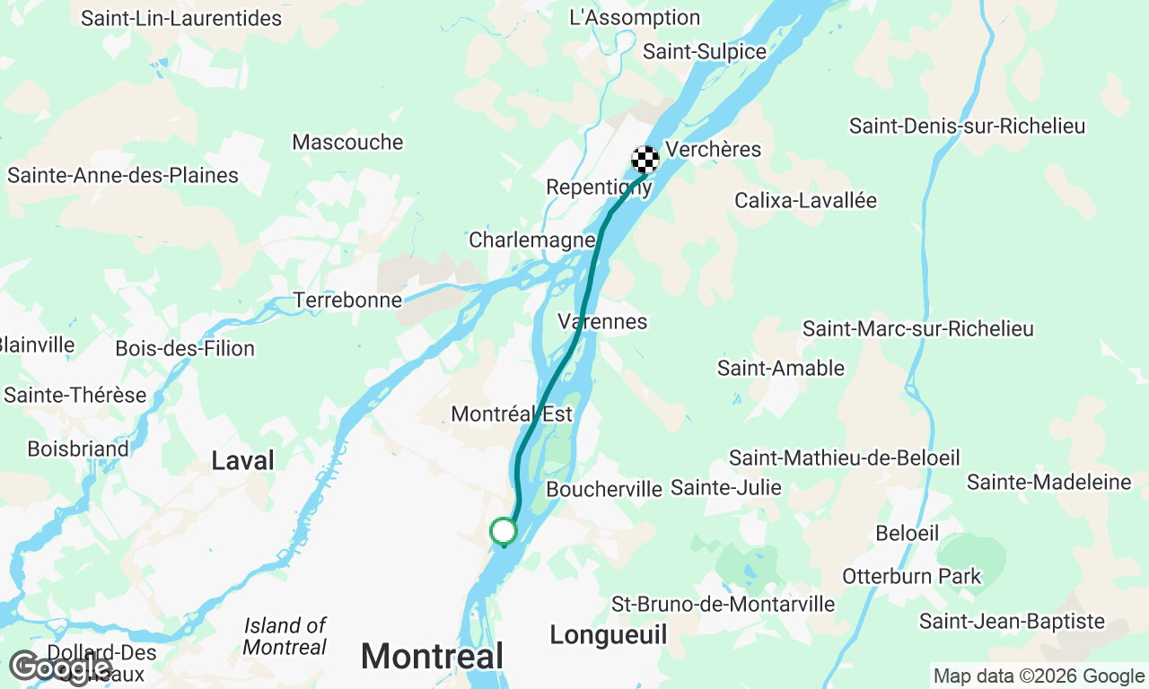 Voyage map
