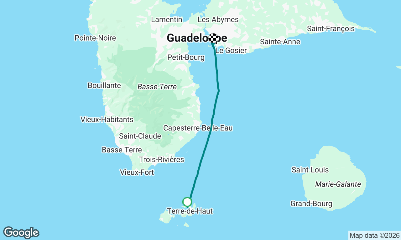 retour les Saintes en Class 40