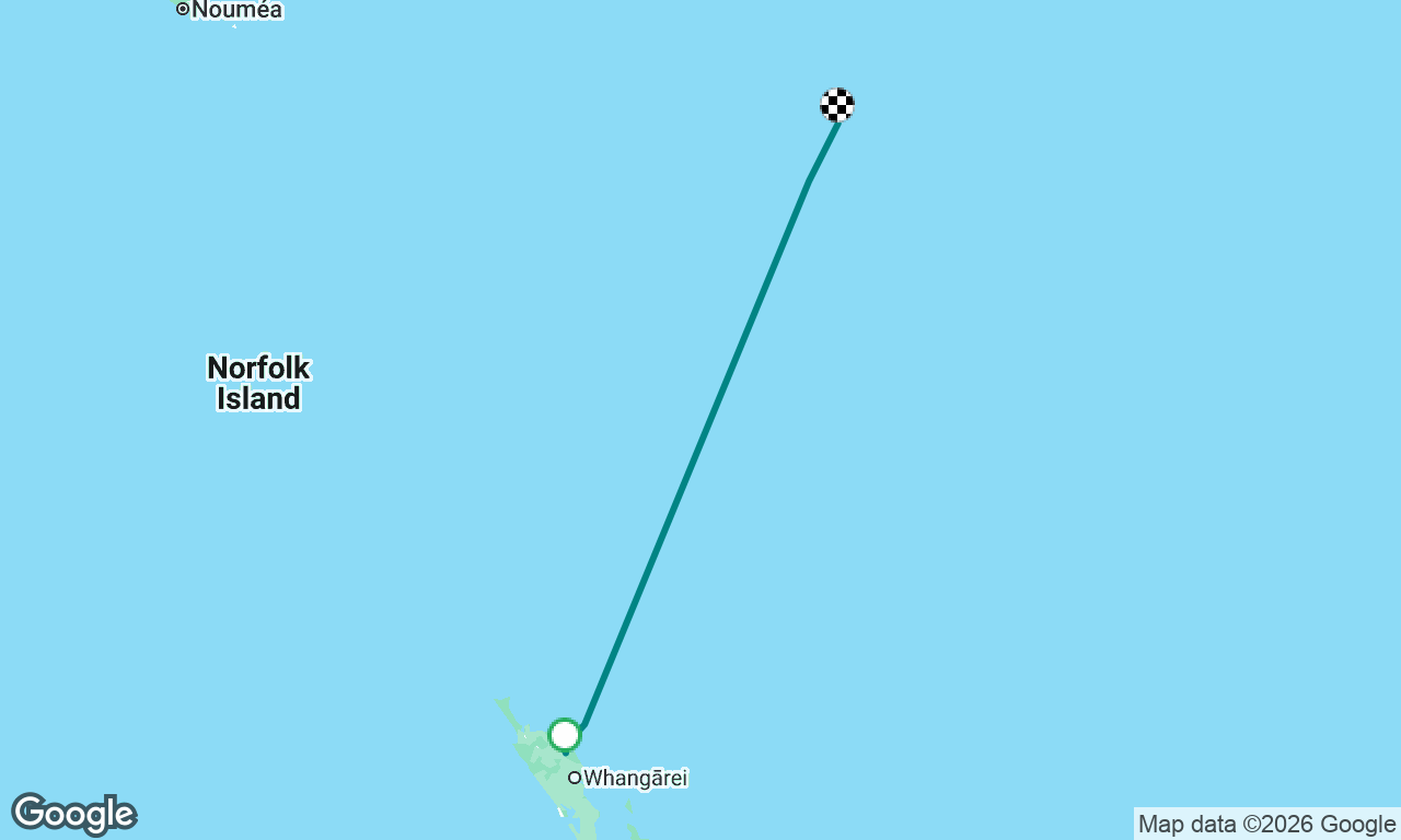 New Zealand to Minerva Reef North