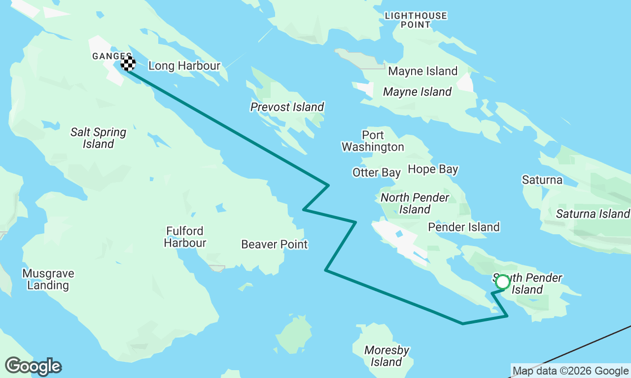 Bedwell Harbour to Ganges