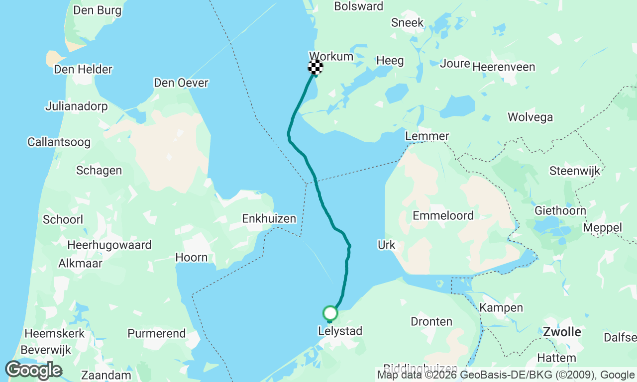 Family Trip 2026 
Day 1 - Deko to Hindeloopen (2 boats)