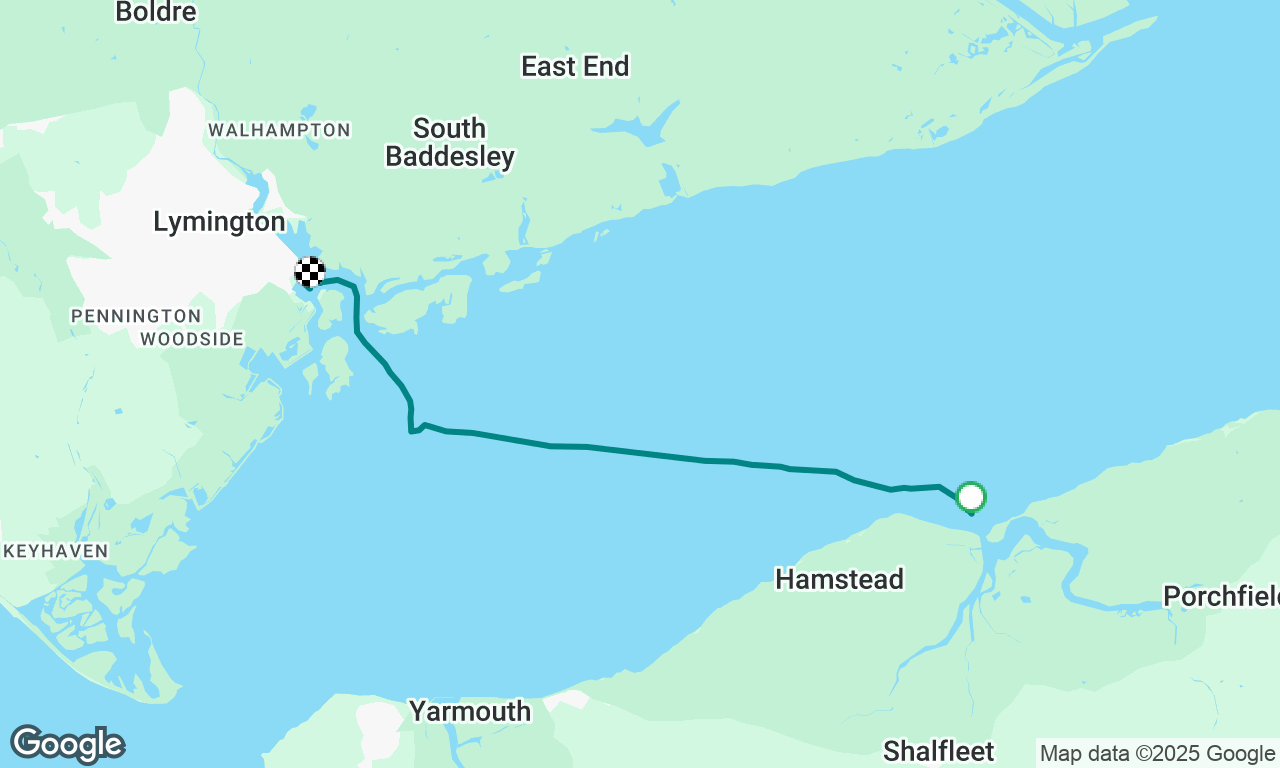 Newtown to Lymington