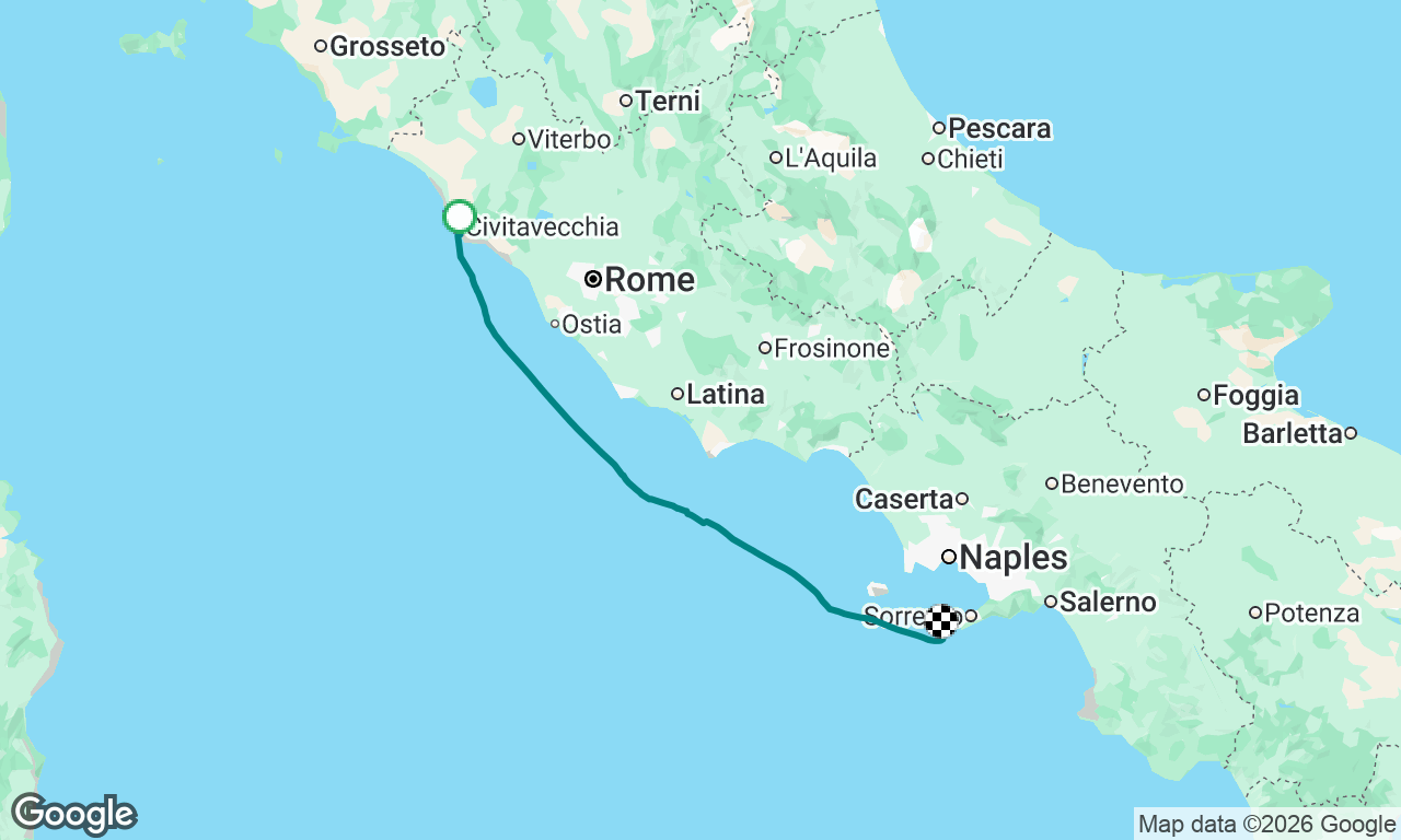 Voyage map