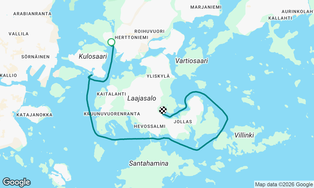 Voyage map
