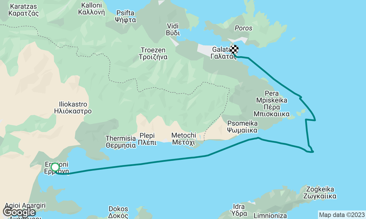 Ermioni to Poros 