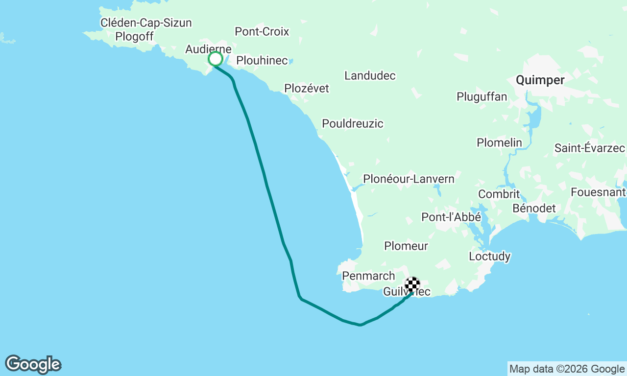 St Evette to Le Guilvinec