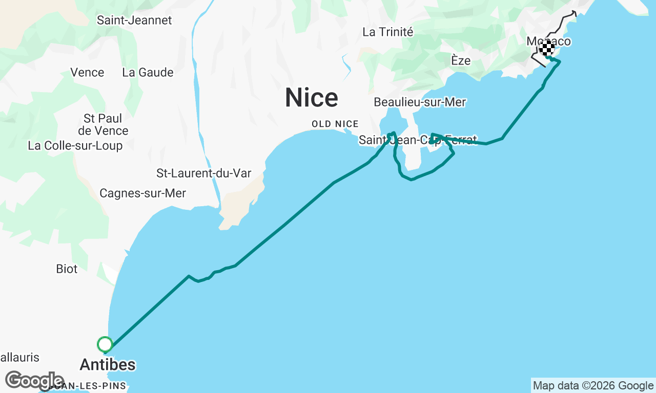Voyage map