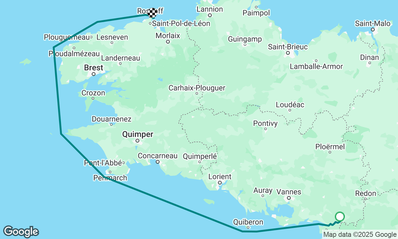 La Roche Bernard to Roscoff