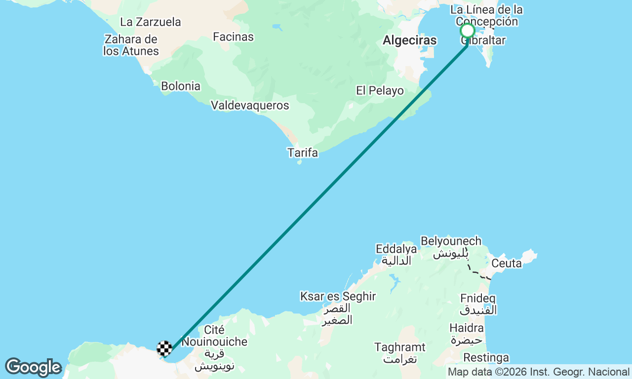 Voyage map