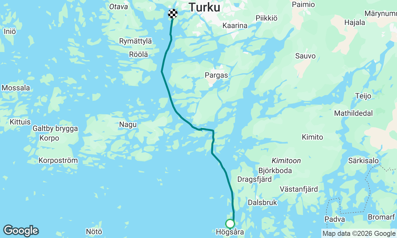 Voyage map