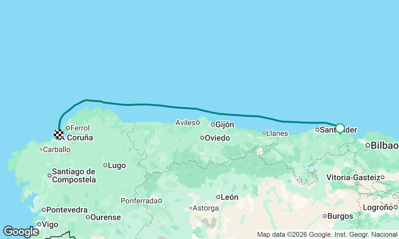 Voyage map