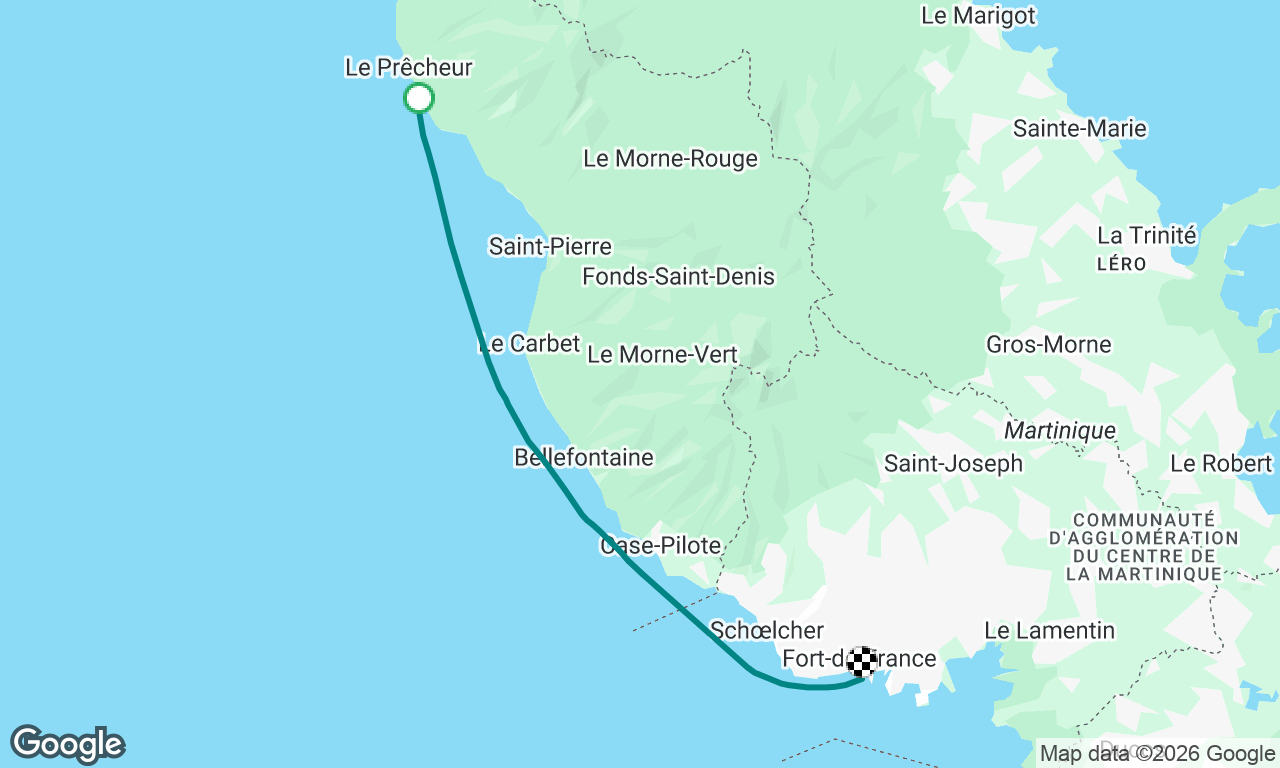 Voyage map