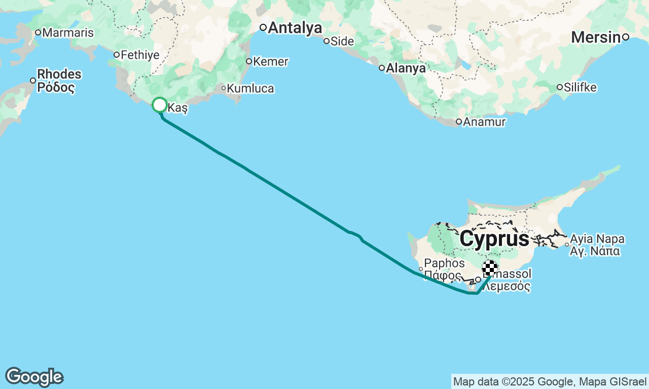 Kastelorizo to Limassol