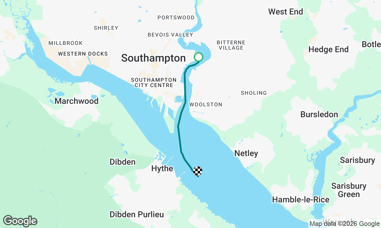 Motoring to the Solent