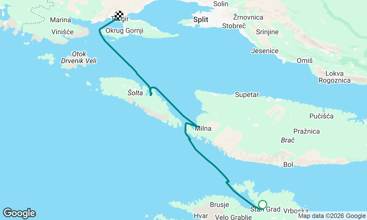 Voyage map