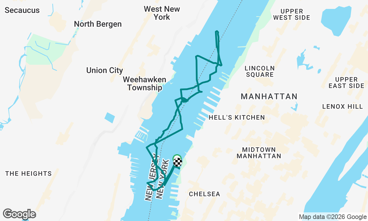 Voyage map