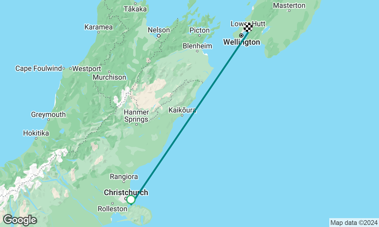Lyttelton to Wellington