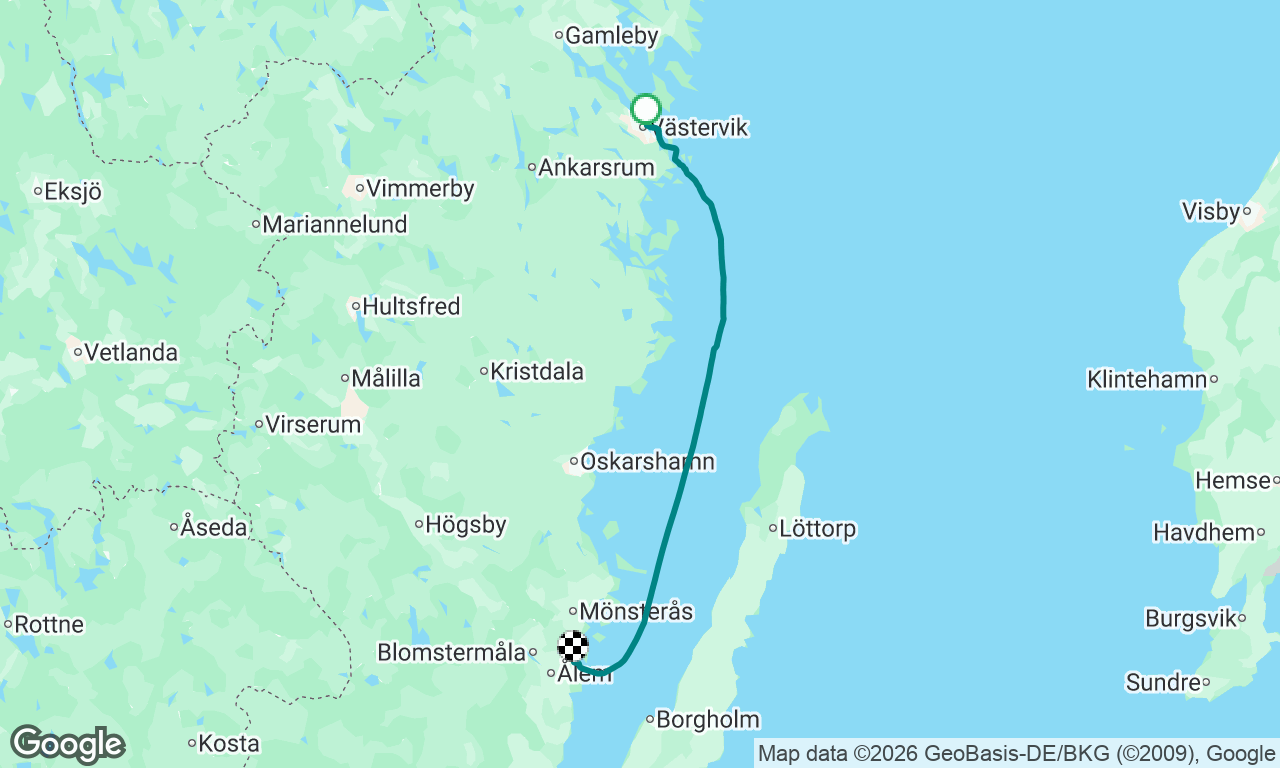 Voyage map