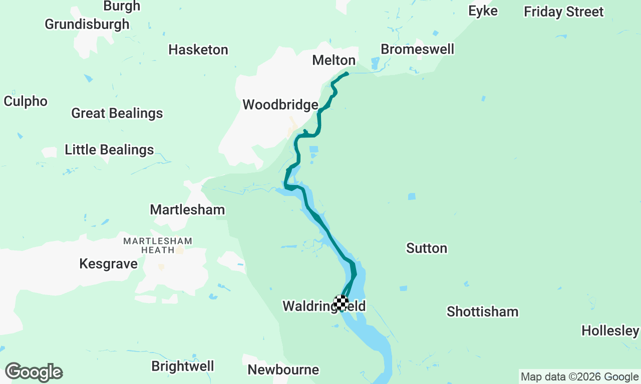 Short trip up the Deben.