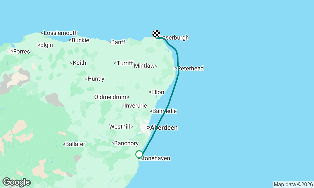 Stonehaven to Fraserburgh