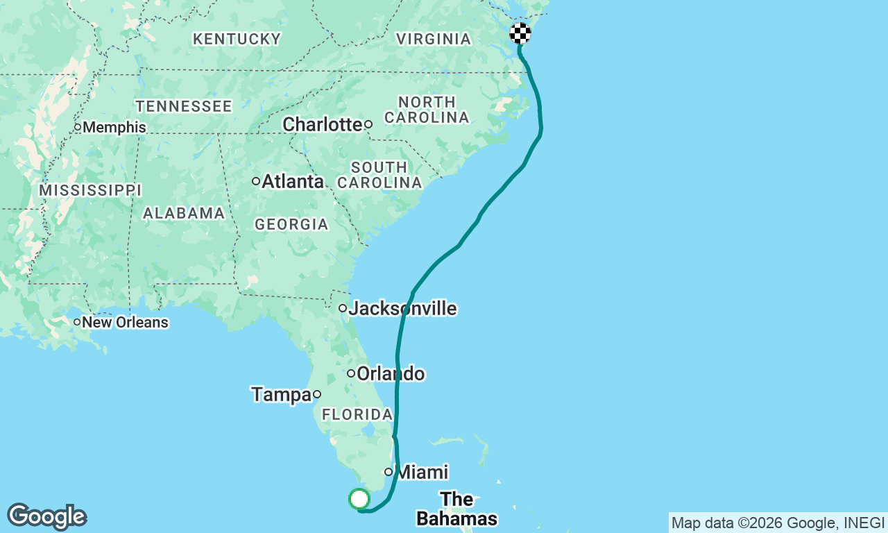 Voyage map