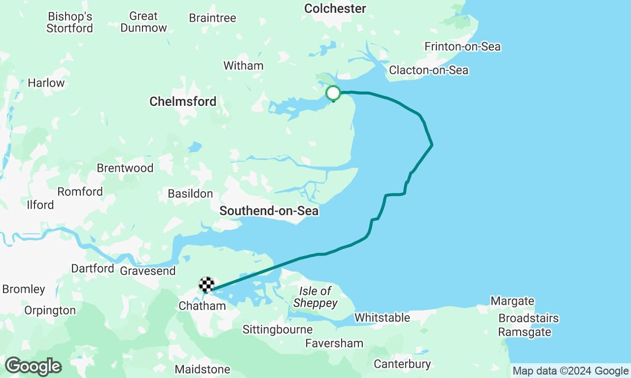 Bradwell to Chatham 