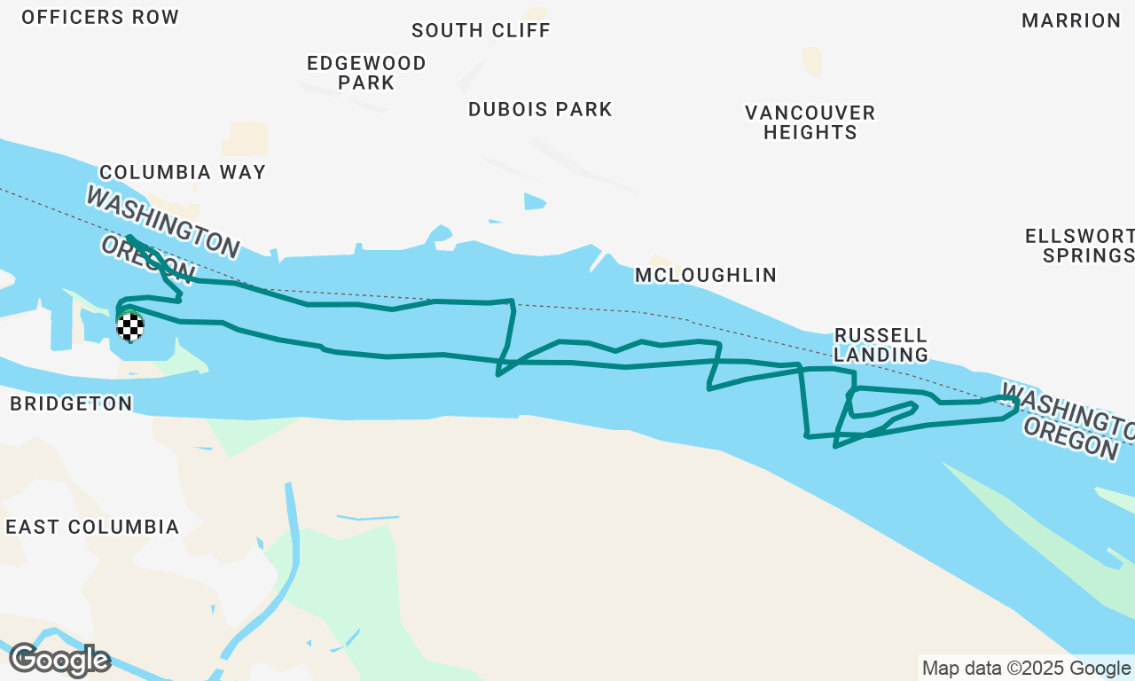 Lovely sail in the Columbia 