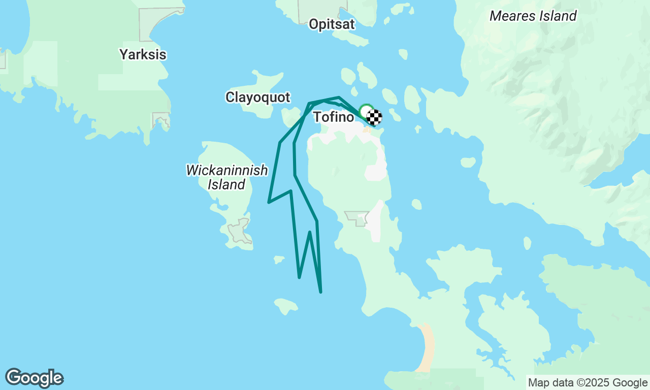 1st sailing in Tofino