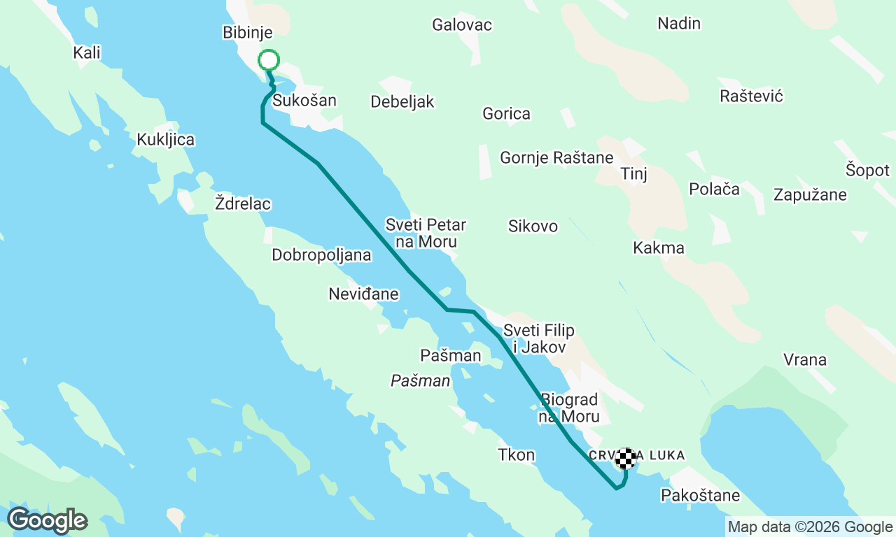 Voyage map