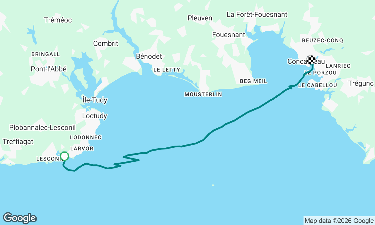 Lesconil to Concarneau