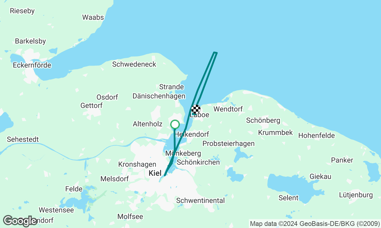 Kiel to Laboe