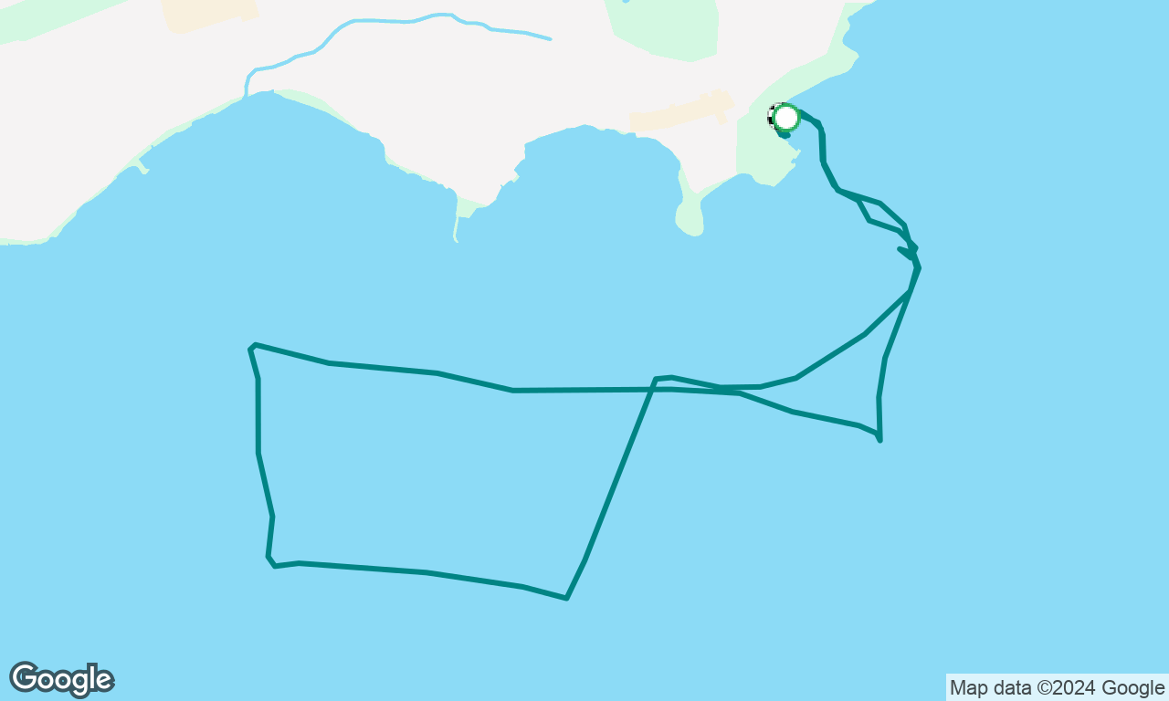 Night sail from YCPC