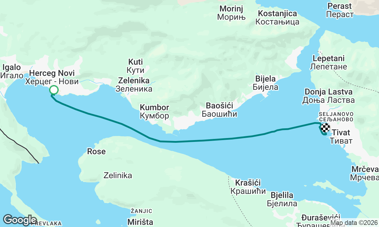 Voyage map