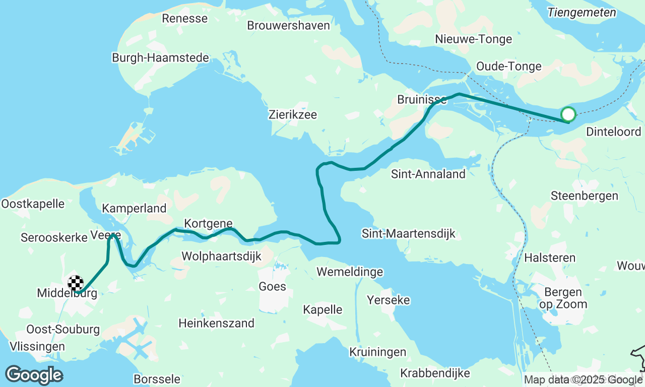 Benendensas to Middelburg