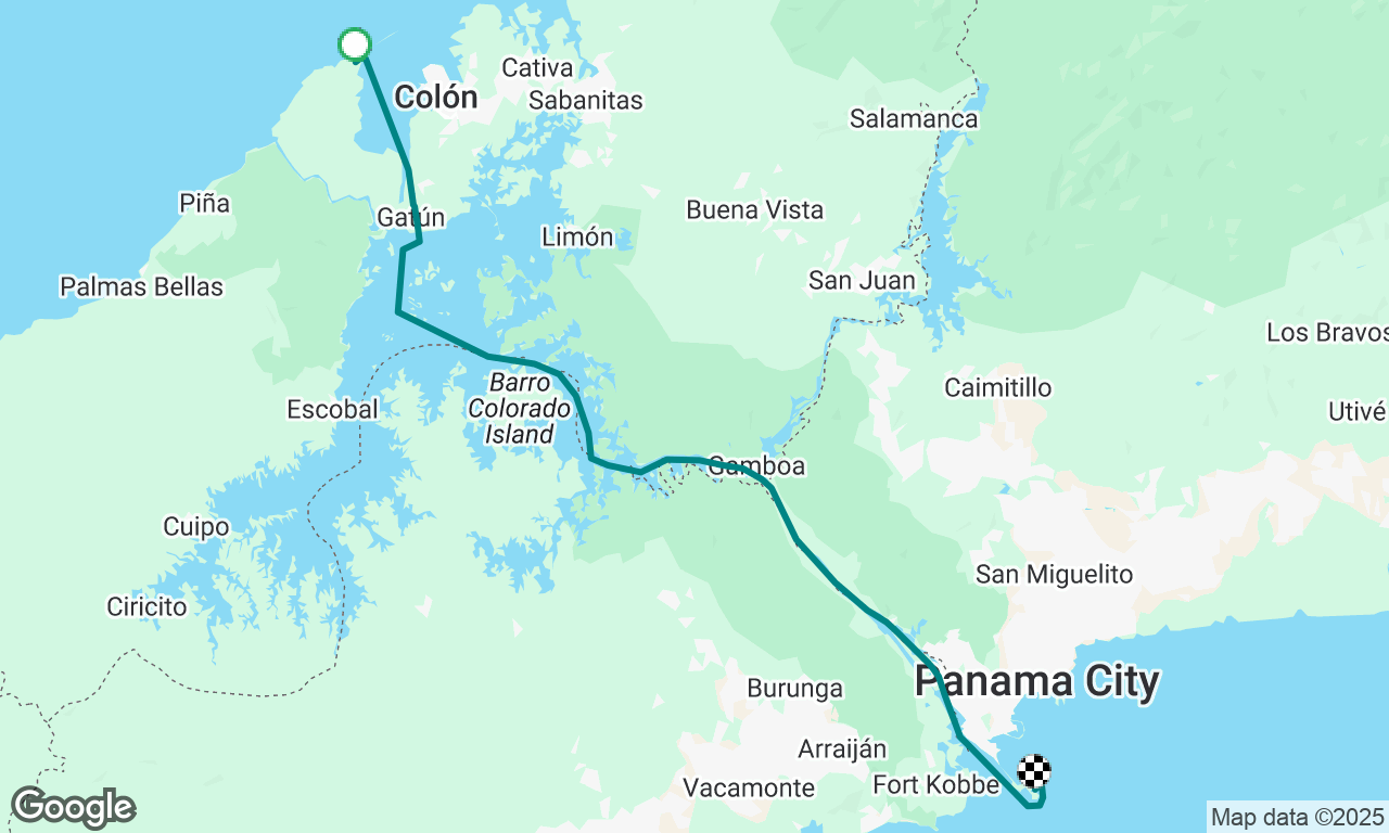Voyage map