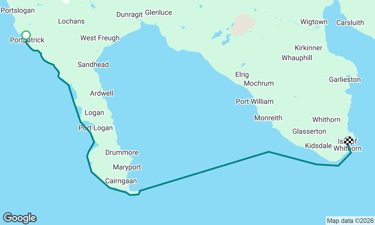 Portpatrick to Isle of Whithorn