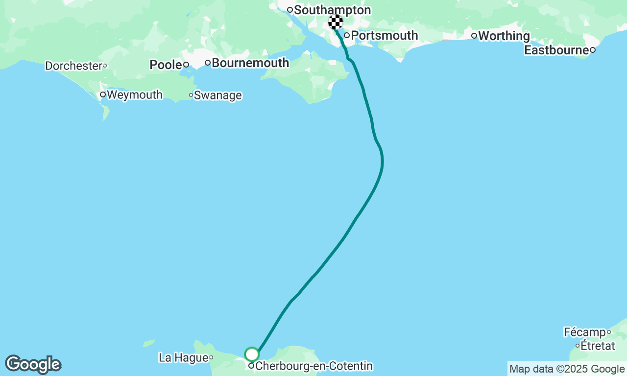 Cherbourg to Portsmouth