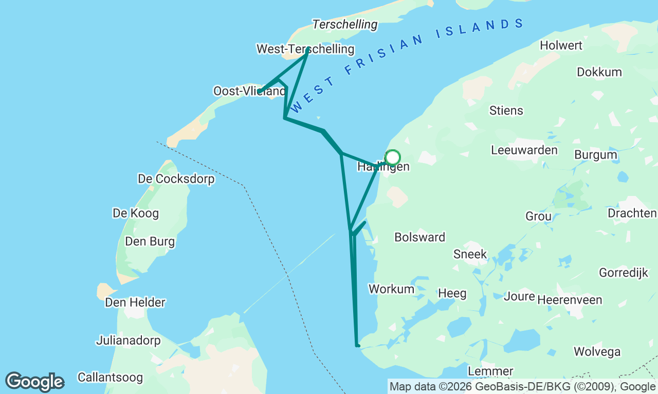 Friesland Islands and IJsselmeer