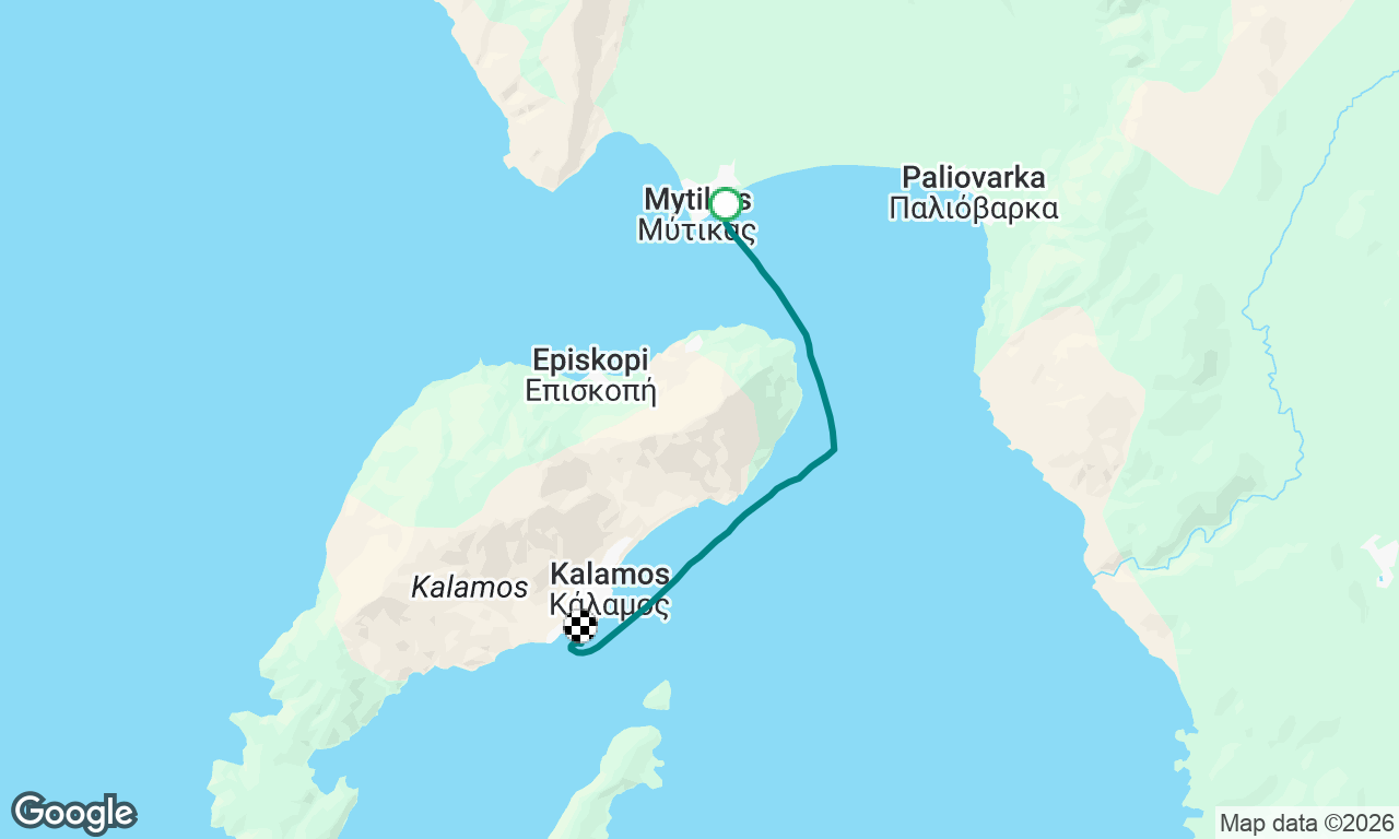 Mýtikas to Kalamos Beachstop
