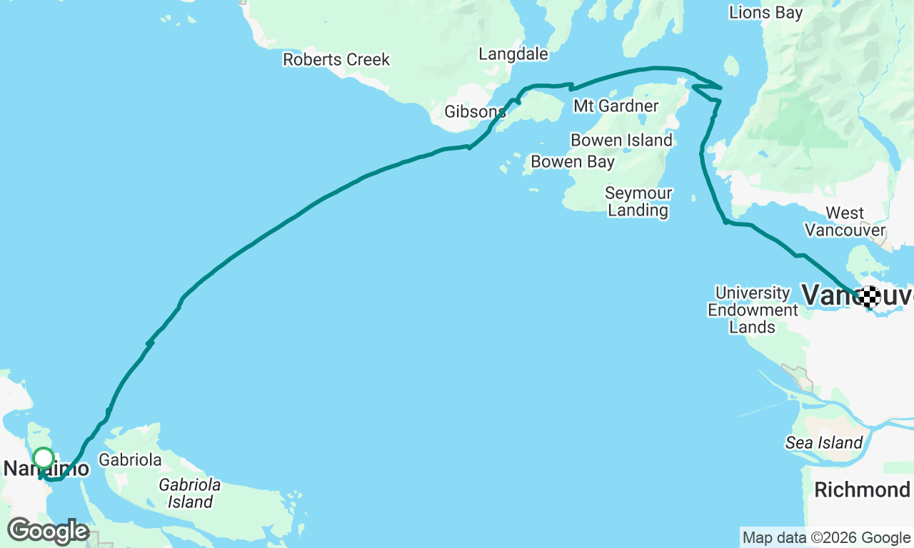 Voyage map