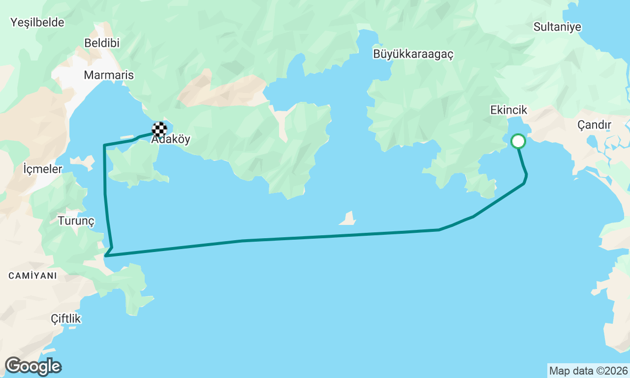 Voyage map