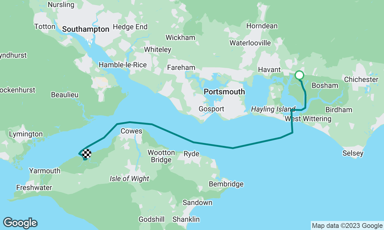 Stage 1 - escape from Chichester Harbour