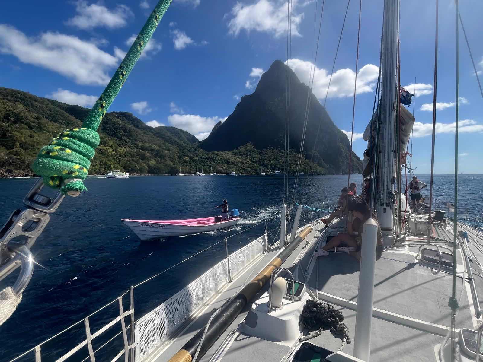 St Vincent, Walliabou Bay to St Lucia, Soufriere, Pitons_274947BE-900B-418F-9852-41D118D22252