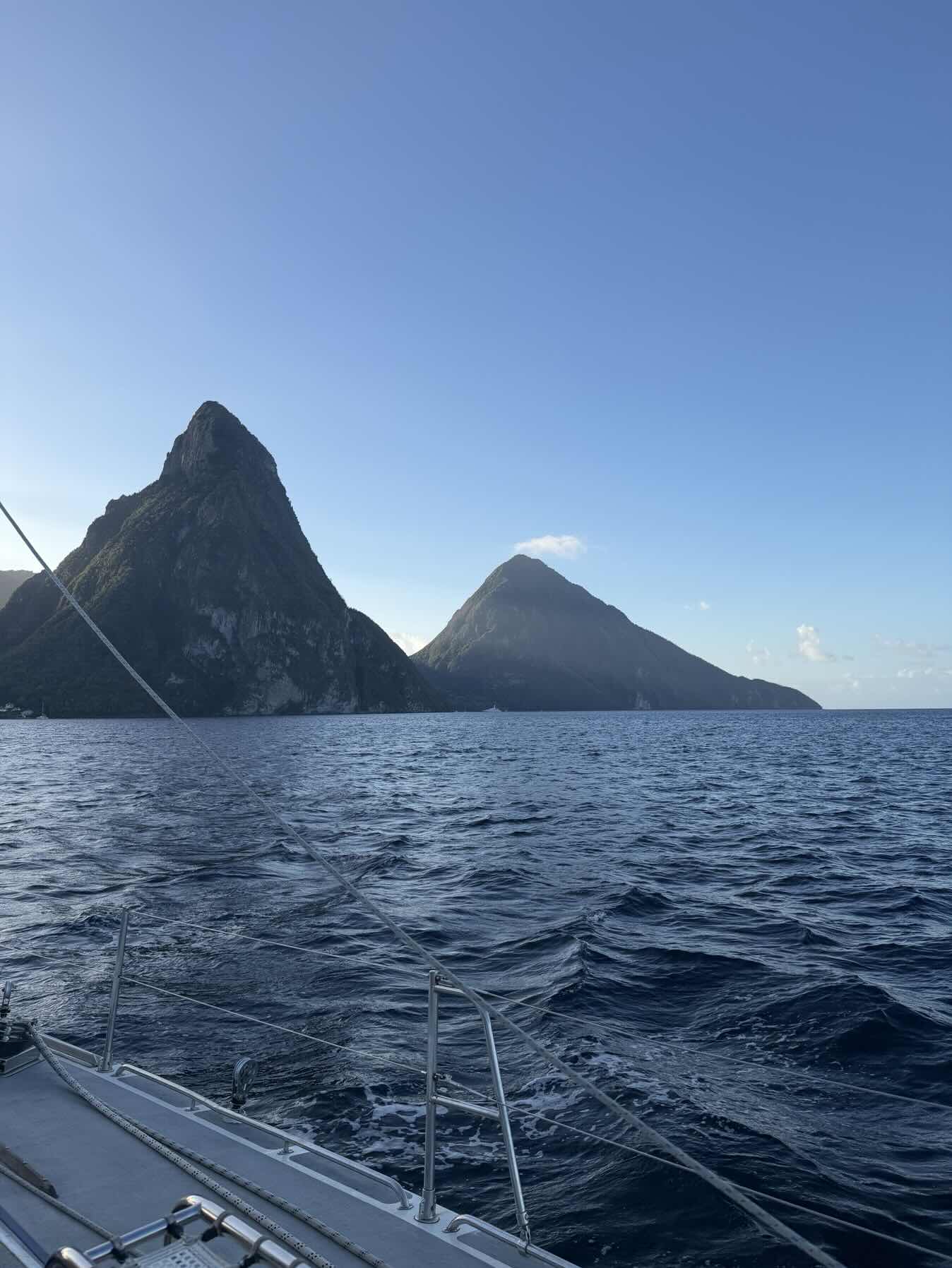 St Vincent, Walliabou Bay to St Lucia, Soufriere, Pitons_7A464399-6659-428B-88C3-02F9A91F9C4F