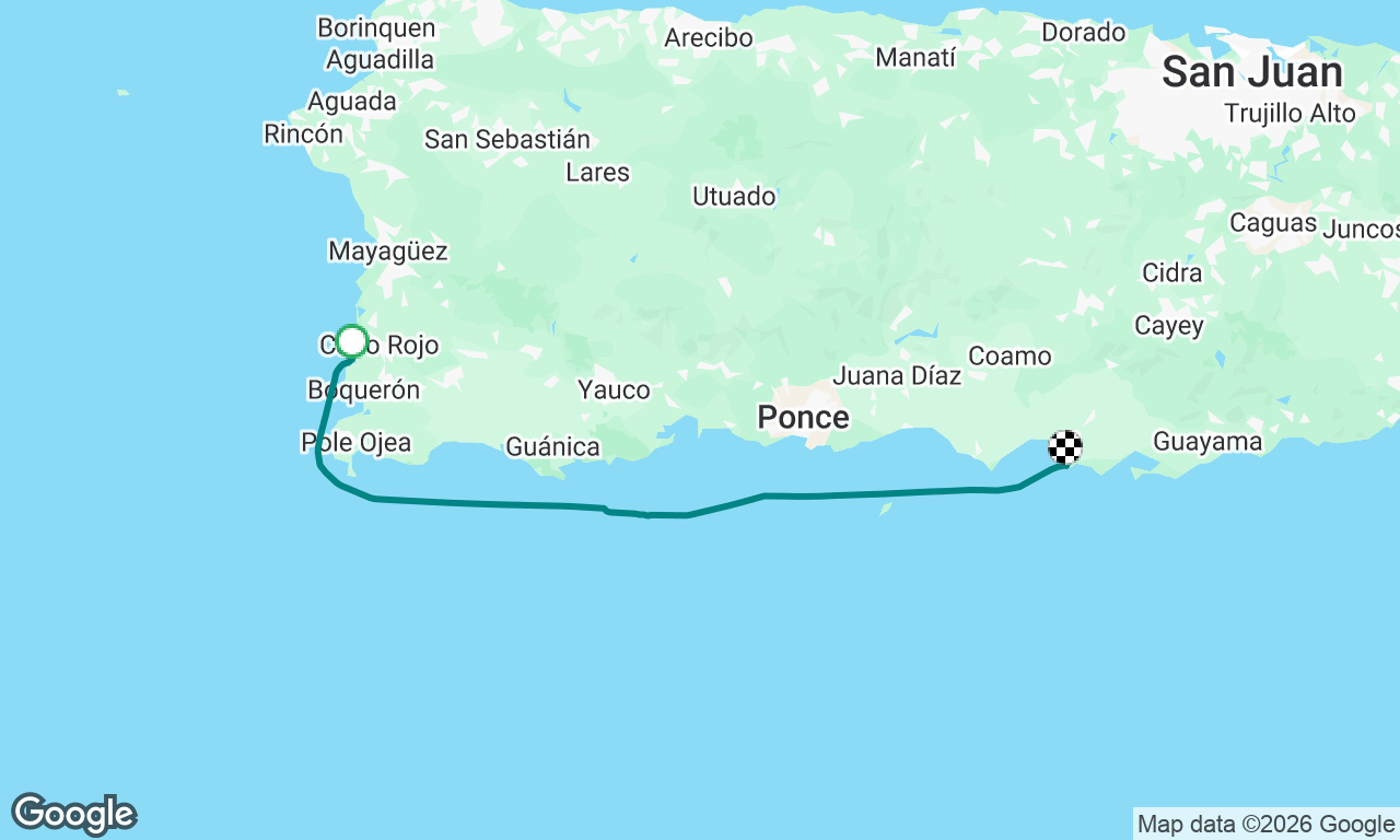 Voyage map