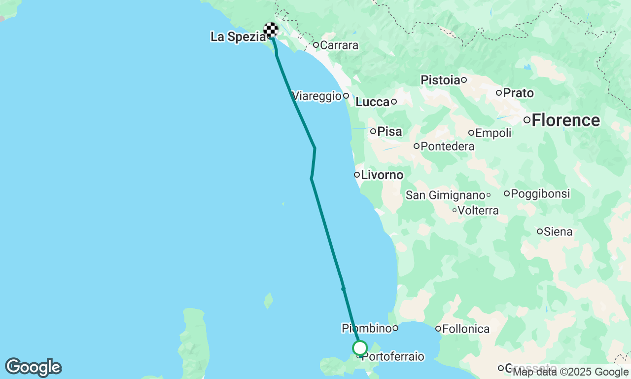 Porto Ferrairo to La Spezia