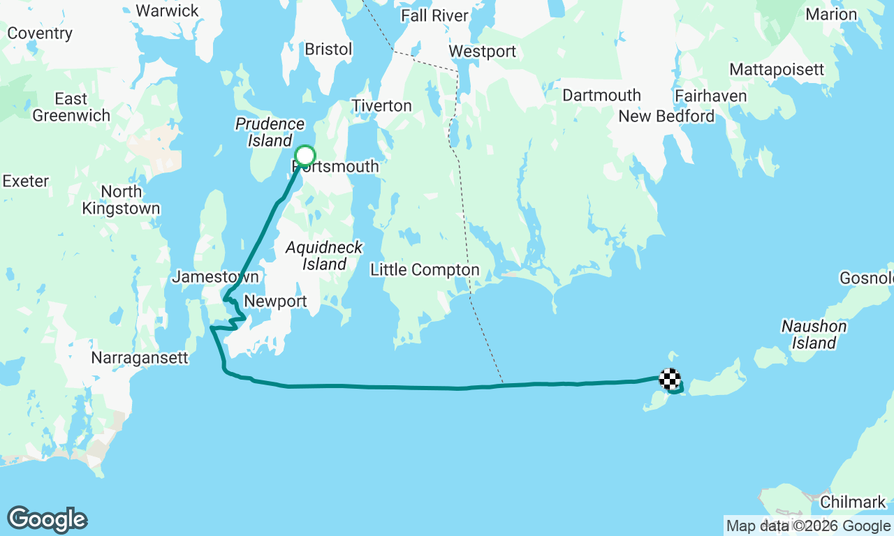 Portsmouth to Jamestown to Cuttyhunk